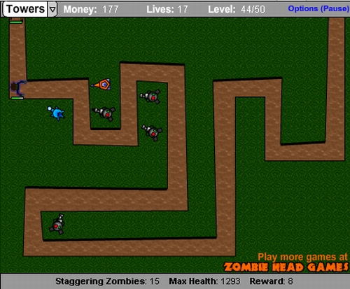 Zombie TD 3 Tower Defense Game